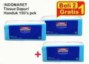 Promo Harga INDOMARET Tissue Dapur / Handuk per 2 pouch 150 pcs - Indomaret