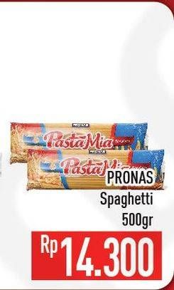 Promo Harga PRONAS Spaghetti Pasta Mia 500 gr - Hypermart