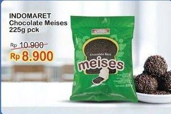 Promo Harga INDOMARET Meises Chocolate 225 gr - Indomaret