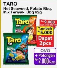 Promo Harga Taro Net Kecuali Mix Teriyaki Barbeque, Kecuali Potato BBQ, Kecuali Seaweed 65 gr - Alfamart