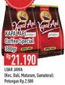 Promo Harga Kapal Api Kopi Bubuk Special 380 gr - Hypermart