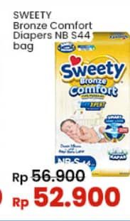 Promo Harga Sweety Bronze Comfort Dry X-Pert NB-S44 44 pcs - Indomaret