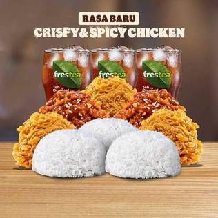Promo Harga Paket 5 Pc Ayam Mix  - Burger King