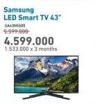 Promo Harga SAMSUNG UA43N5500 | Smart TV LED 43"  - Electronic City