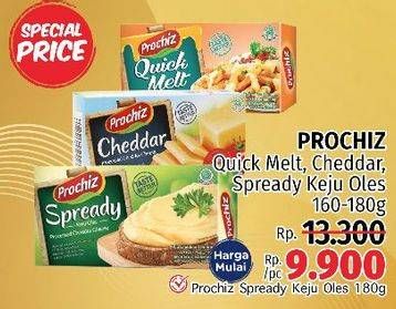 PROCHIZ Quick Melt/Cheddar/Spready