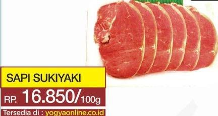 Promo Harga Sapi Sukiyaki per 100 gr - Yogya