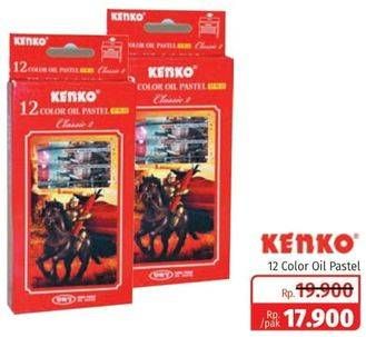 Promo Harga KENKO Oil Pastel 12 pcs - Lotte Grosir