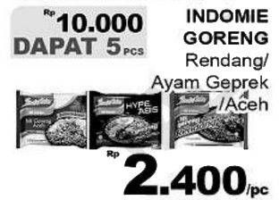 Promo Harga Mie Goreng Aceh/Rendang/Geprek 5s  - Giant