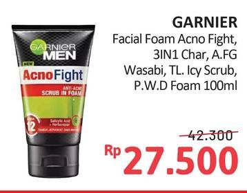 Promo Harga Garnier Men Facial Foam  - Alfamidi
