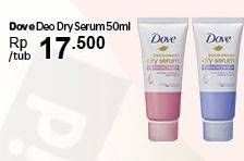 Promo Harga DOVE Deodorant Dry Serum 50 ml - Carrefour