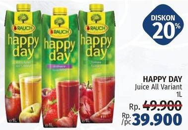 Promo Harga RAUCH Happy Day All Variants 1000 ml - LotteMart