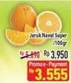 Promo Harga Jeruk Navel Super per 100 gr - Hypermart