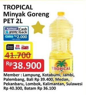 Promo Harga Tropical Minyak Goreng 2000 ml - Alfamart