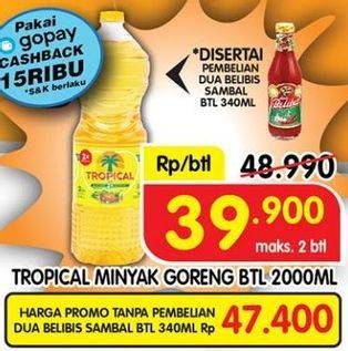 Promo Harga TROPICAL Minyak Goreng 2000 ml - Superindo