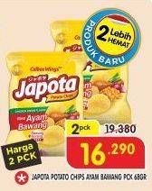 Promo Harga JAPOTA Potato Chips Ayam Bawang 68 gr - Superindo