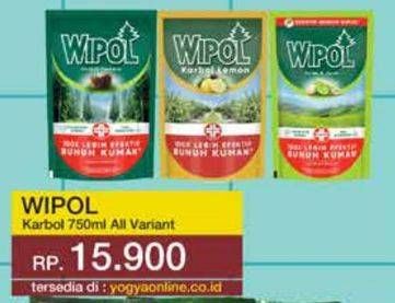 Promo Harga Wipol Karbol Wangi All Variants 750 ml - Yogya