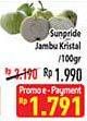 Promo Harga SUNPRIDE Jambu Crystal per 100 gr - Hypermart