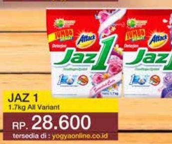Promo Harga Attack Jaz1 Detergent Powder All Variants 1700 gr - Yogya