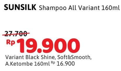 Promo Harga Sunsilk Shampoo All Variants 160 ml - Alfamidi