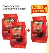 Promo Harga Chocolatos Chocolate Bubuk Coffee per 4 sachet 20 gr - Indomaret