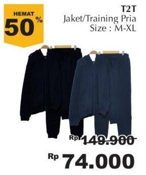 Promo Harga T2t Jaket/Celana Panjang Training Pria  - Giant