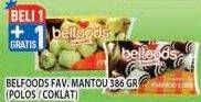 Promo Harga BELFOODS Mantou Polos, Coklat 386 gr - Hypermart