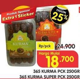 Promo Harga 365 Kurma Super 250 gr - Superindo