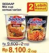 Promo Harga Sedaap Mie Cup All Variants 75 gr - Indomaret