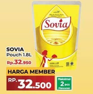 Promo Harga Sovia Minyak Goreng 2000 ml - Yogya