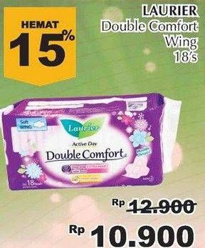 Promo Harga Laurier Double Comfort Wing 18 pcs - Giant