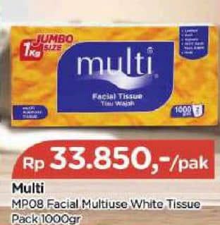Promo Harga Multi Facial Tissue 1000 gr - TIP TOP