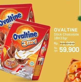 Promo Harga Ovaltine 3 In 1 per 18 sachet 33 gr - LotteMart