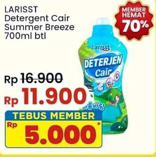 Promo Harga Larisst Detergent Cair Summer Breeze 700 ml - Indomaret