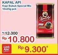 Promo Harga Kapal Api Kopi Bubuk Special Mix per 10 sachet 25 gr - Indomaret