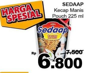 Promo Harga SEDAAP Kecap Manis 225 ml - Giant