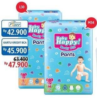 Promo Harga Baby Happy Body Fit Pants L30, M34  - Alfamidi