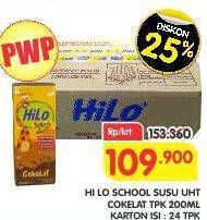 Promo Harga HILO Teen Ready To Drink Chocolate per 24 pcs 200 ml - Superindo