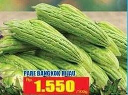 Promo Harga Pare Bangkok Hijau per 100 gr - Hari Hari