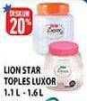 Promo Harga Lion Star Luxor Oval Candy Jar  - Hypermart