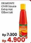 Promo Harga Del Monte Sauce Extra Hot Chilli 140 ml - Indomaret
