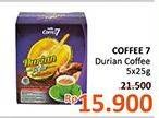 Promo Harga Coffee7 Durian 5 pcs - Alfamidi