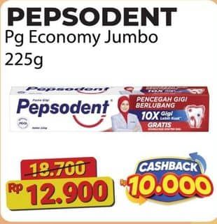 Promo Harga Pepsodent Pasta Gigi Pencegah Gigi Berlubang White 225 gr - Alfamart