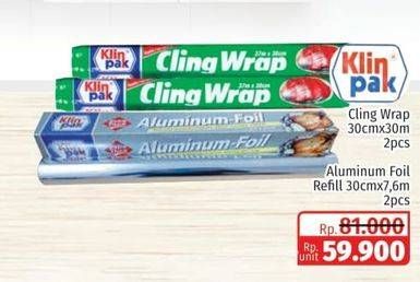 Promo Harga Klinpak Cling Wrap/Alumunium Foil  - Lotte Grosir