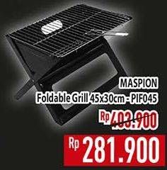 Promo Harga Maspion Foldable Grill 45x30cm  - Hypermart