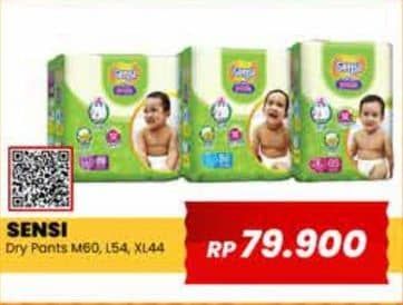 Promo Harga Sensi Dry Pants M60, L54, XL44 44 pcs - Yogya