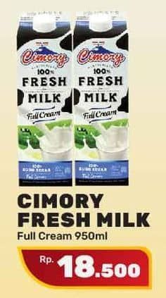 Promo Harga Cimory Fresh Milk Full Cream 950 ml - Yogya