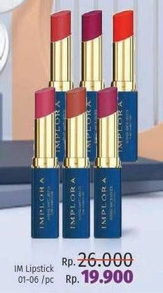 Promo Harga IMPLORA Lipstick Intense Matte 01, 02, 03, 04, 05, 06  - LotteMart
