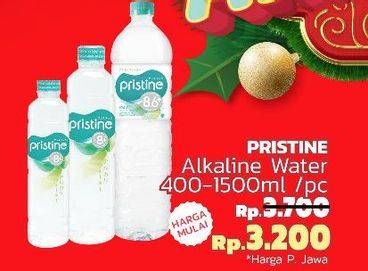 Promo Harga PRISTINE 8 Air Mineral 400 ml - LotteMart