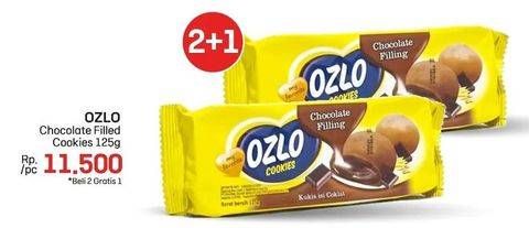 Promo Harga Ozlo Chocolate Cookies Filling 125 gr - LotteMart