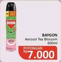 Promo Harga BAYGON Insektisida Spray Tea Blossom 600 ml - Alfamidi